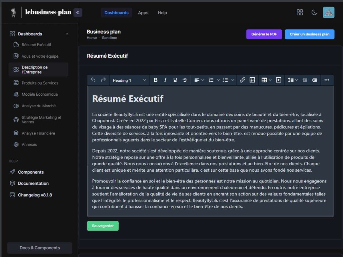 demo en image Résumé Exécutif 